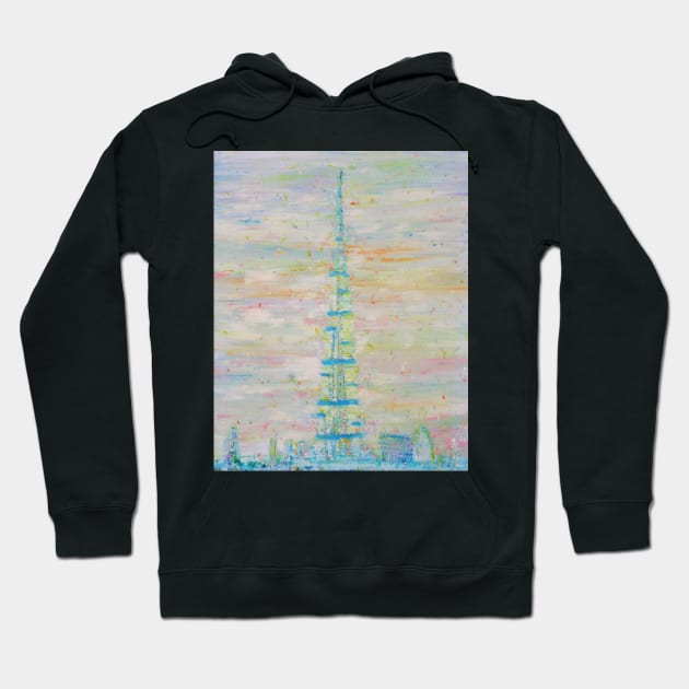 BURJ KHALIFA - DUBAI Hoodie by lautir